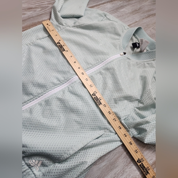 Adidas Women's Mint Green Summer Bomber New Athleisure Activewear Sz M - Picture 6 of 9